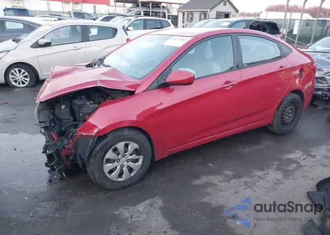 2015 Hyundai Accent Gls из США, поврежденный, VIN KMHCT4AE3FU927352